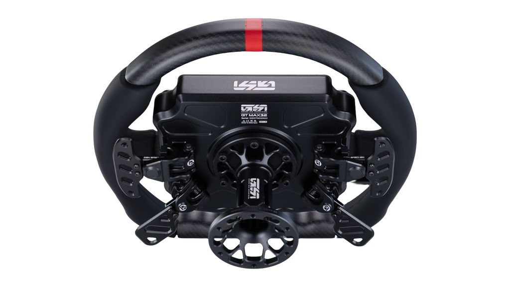 GSI GT-MAX32 Rev B bakifrån med paddlar och monteringsnav