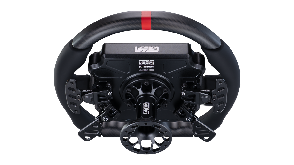 GSI GT-MAX32 Rev B bakifrån med paddlar och monteringsnav