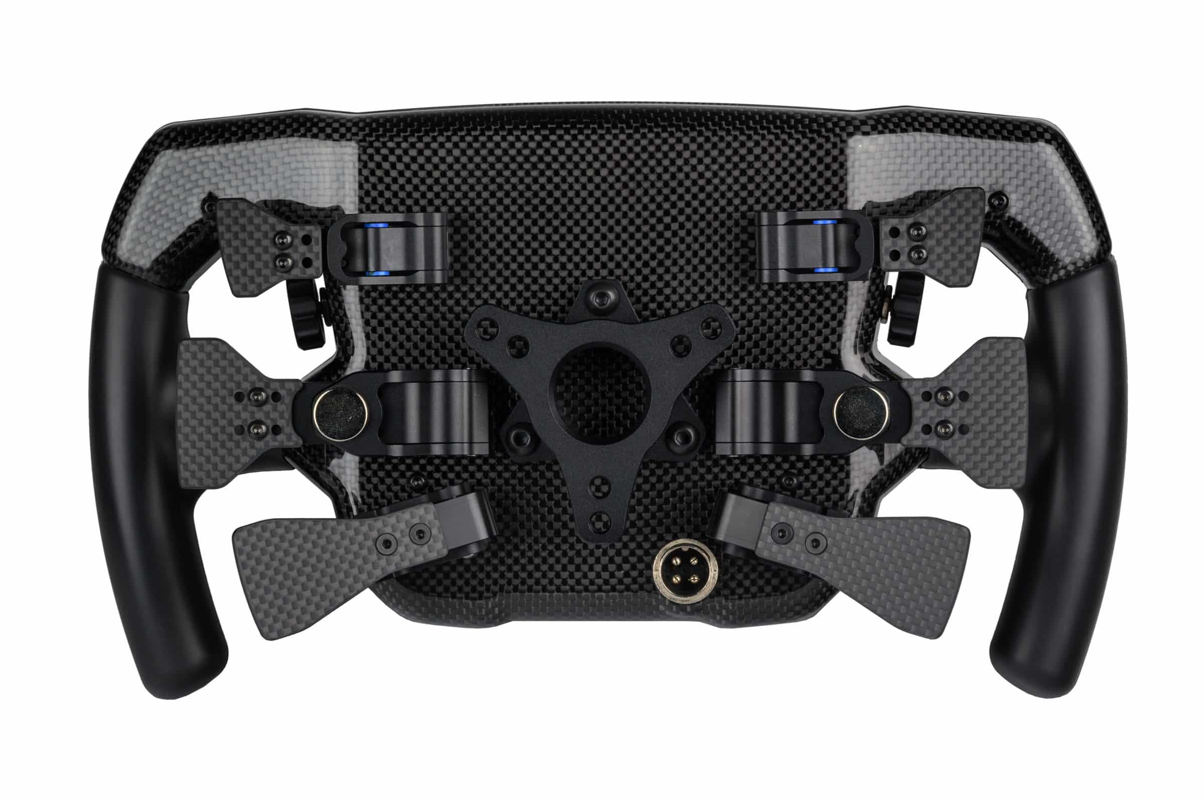 Rear of the Rexing Mayaris 2 with Hall-sensor paddles