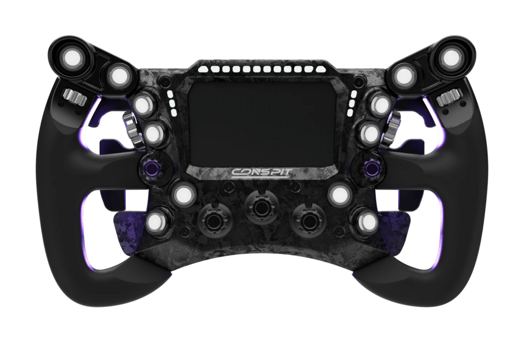 CONSPIT 290 GP simracingratt framifrån med släckt display
