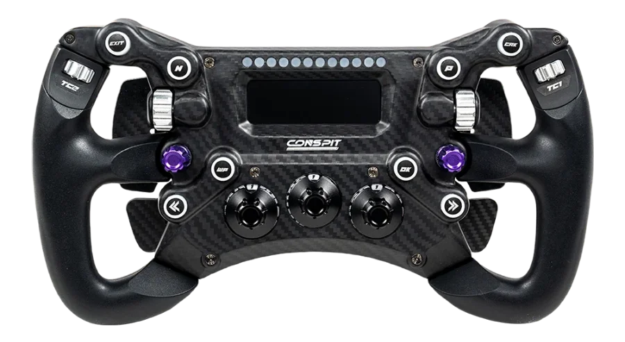 CONSPIT 300 GT simracingratt framifrån med släckt display