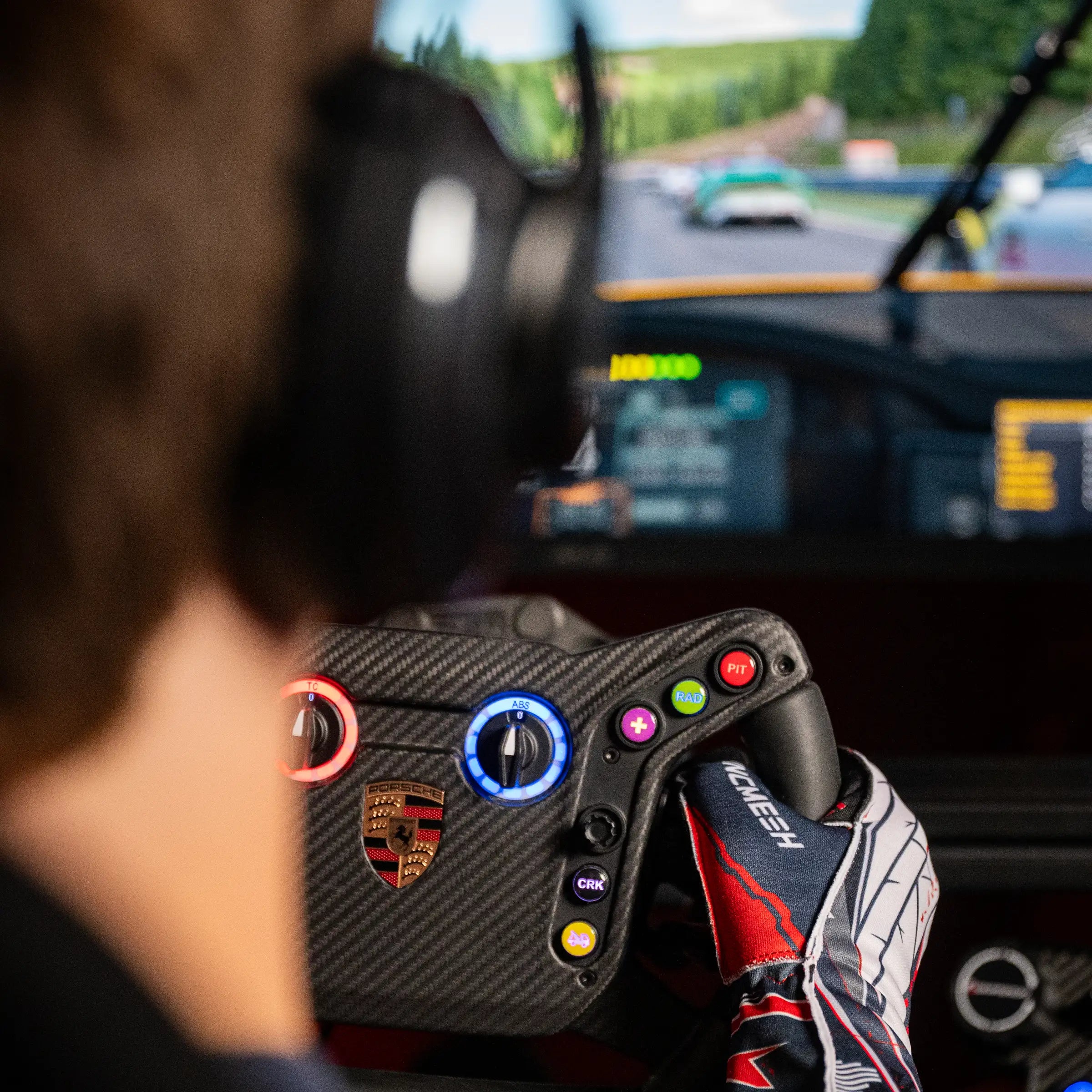 Close-up of the VPG Porsche 911 Cup
