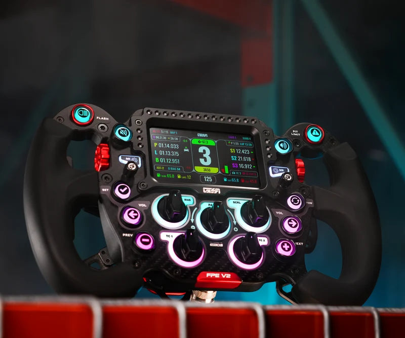 GSI FPE V2 with customizable RGB lighting and telemetry display