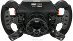 GSI FPE V2 sim racing wheel rear view with paddles and mounting hub
