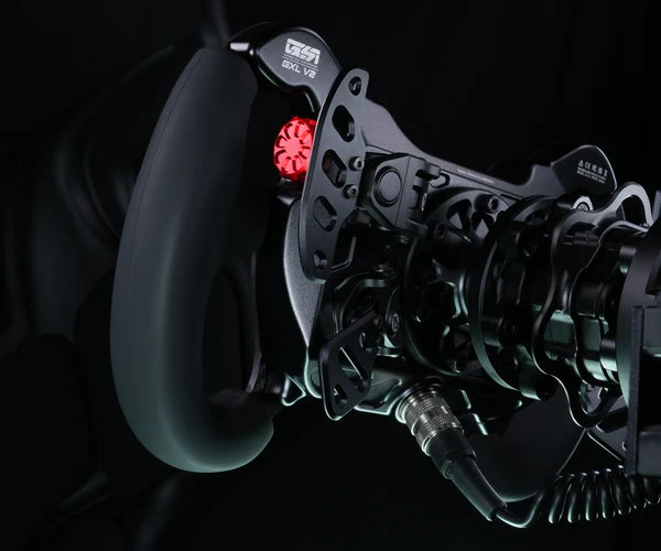 Close-up of the rear paddle modules and mounting hub on the GSI GXL V2