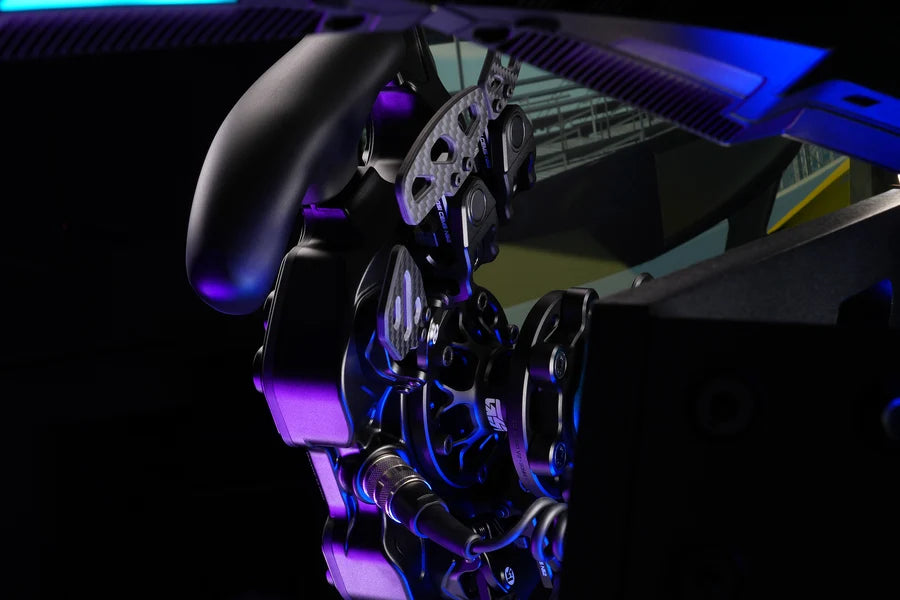 Side view of the GSI Hyper SL showing rear paddle modules and mounting hub