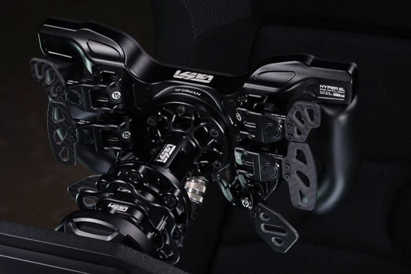 Rear of the GSI Hyper SL with paddles and mounting hub