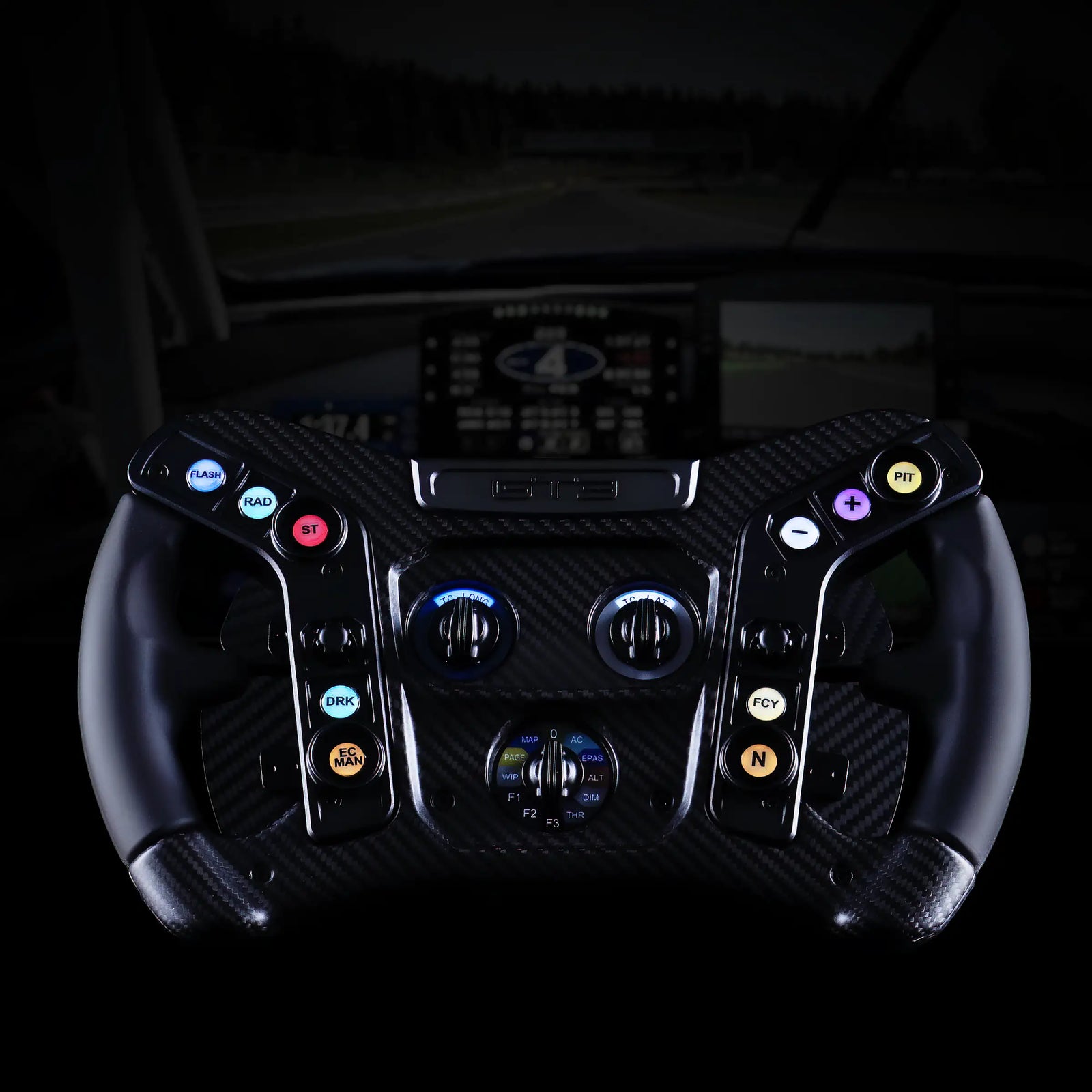 VPG Mustang GT3 i mÃ¶rk studiobelysning