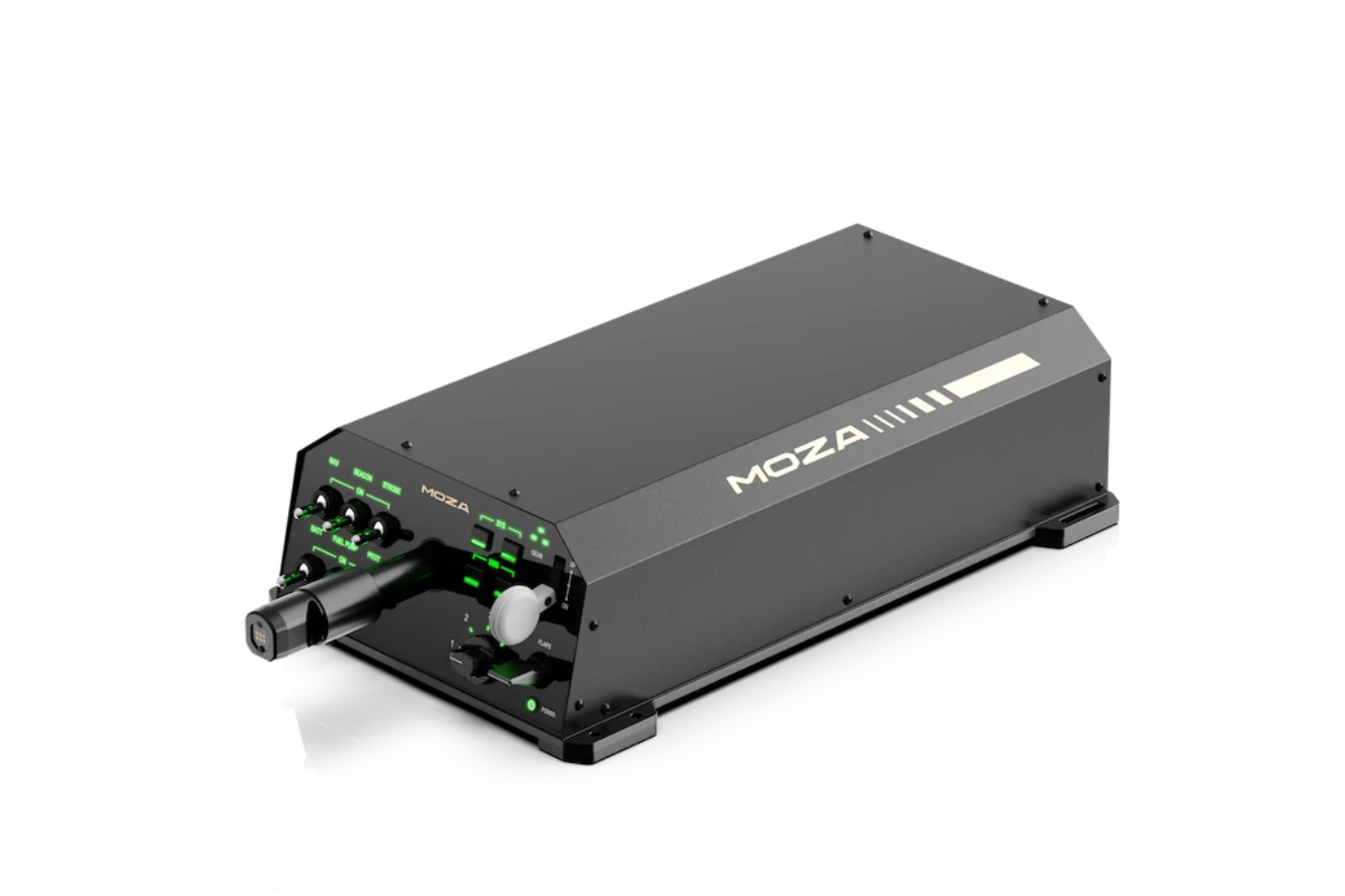 MOZA AY210 Force Feedback Yoke Base AS011 i perspektivvy