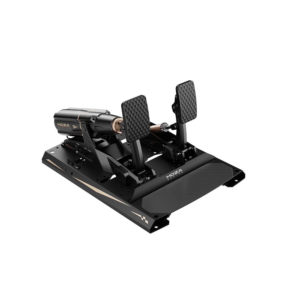 MOZA mBooster Active Pedal Set RS082 med CRP2-gaspedal från vänster