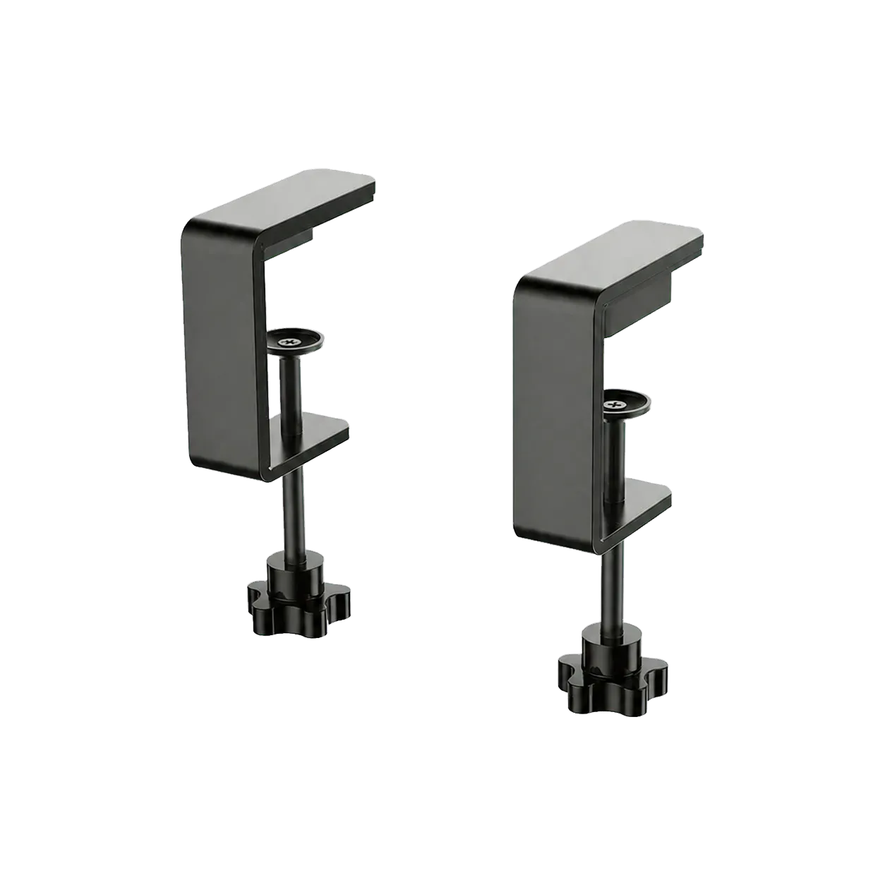 MOZA Table Clamp for Yoke AS013 – två bordsklämmor framifrån