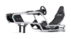 Playseat Formula Intelligence Mercedes-AMG F1 med ratt och pedaler sedd från sidan