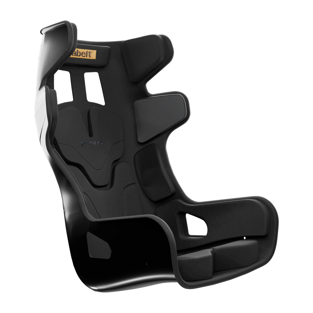 Sabelt GT PAD Deep Black XL racingstol snett framifrån, vy 2