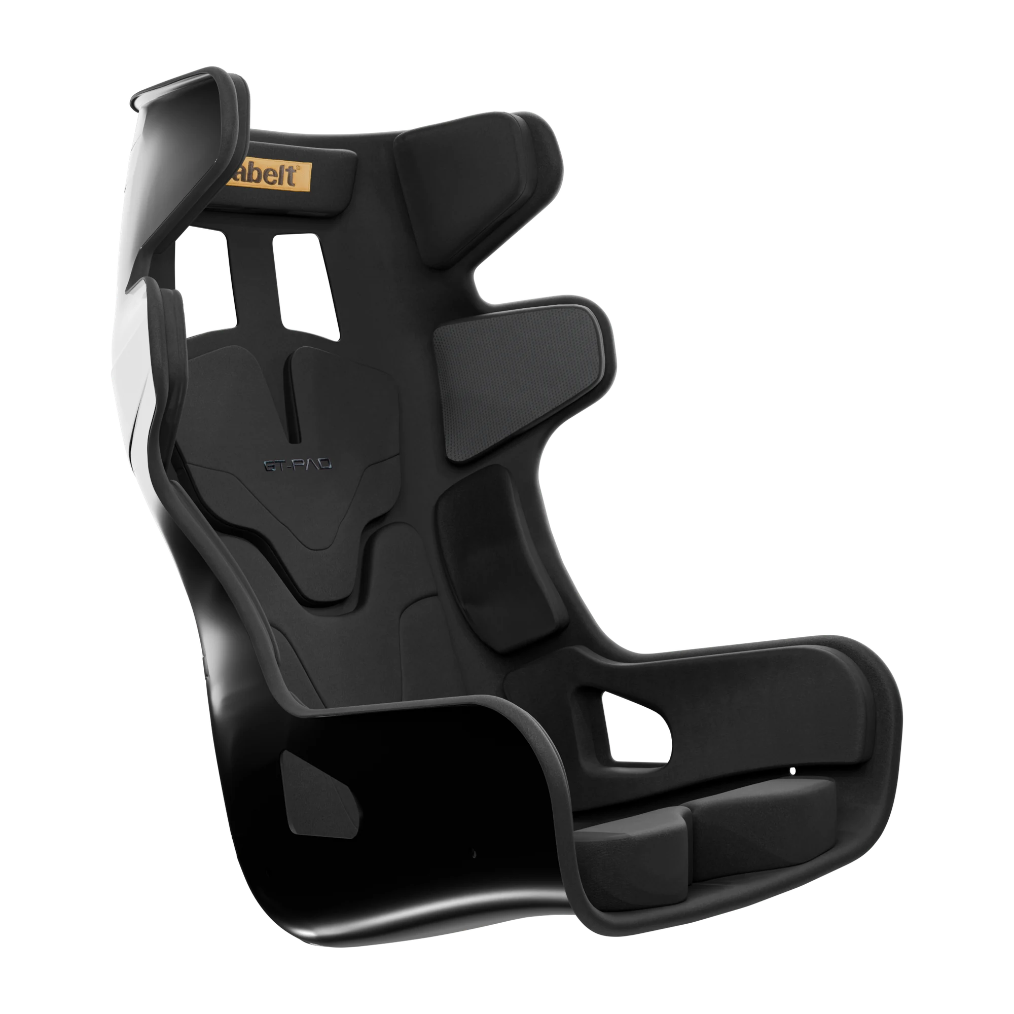 Sabelt GT PAD Deep Black XL racingstol snett framifrån, vy 2