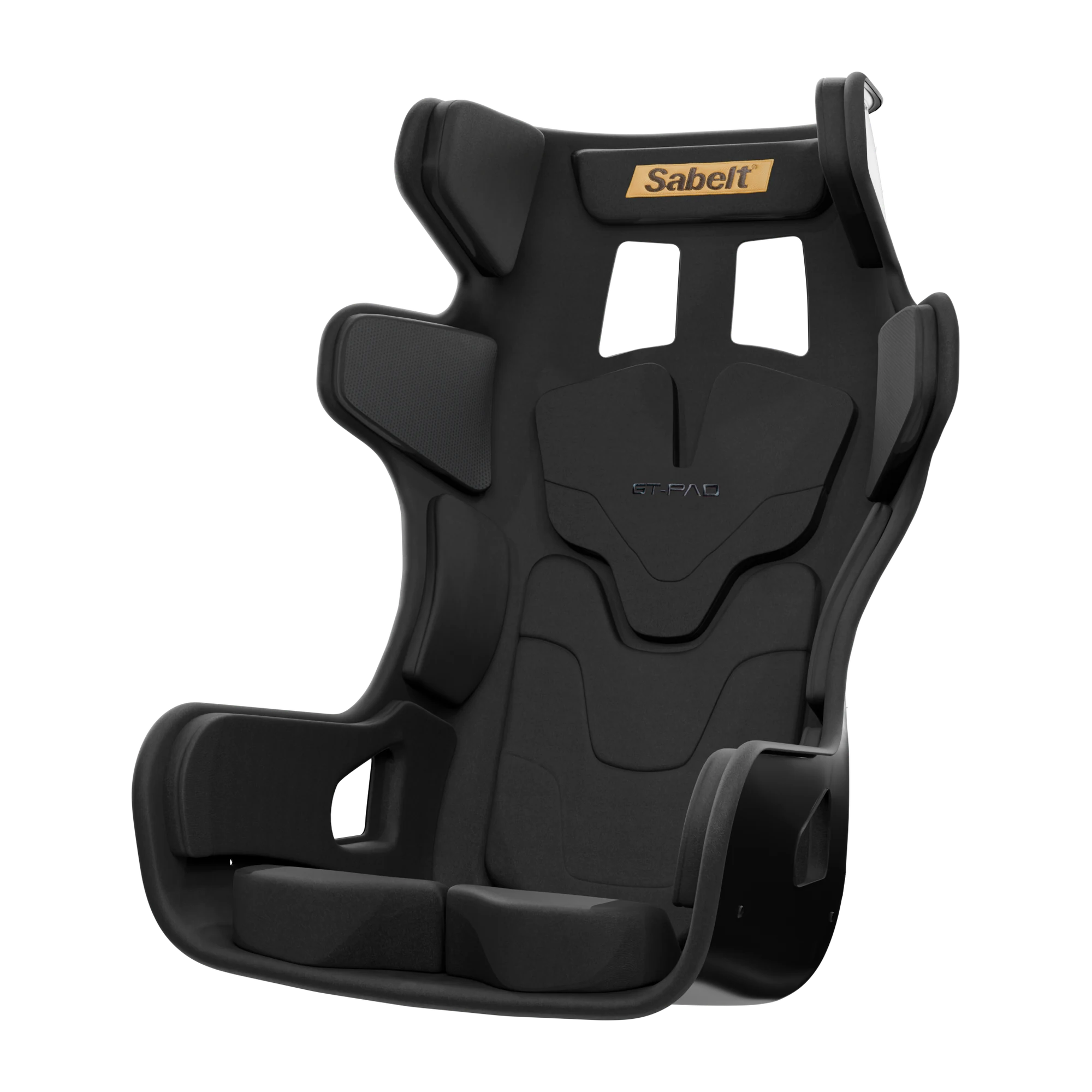 Sabelt GT PAD Deep Black XL racingstol snett framifrån, vy 4