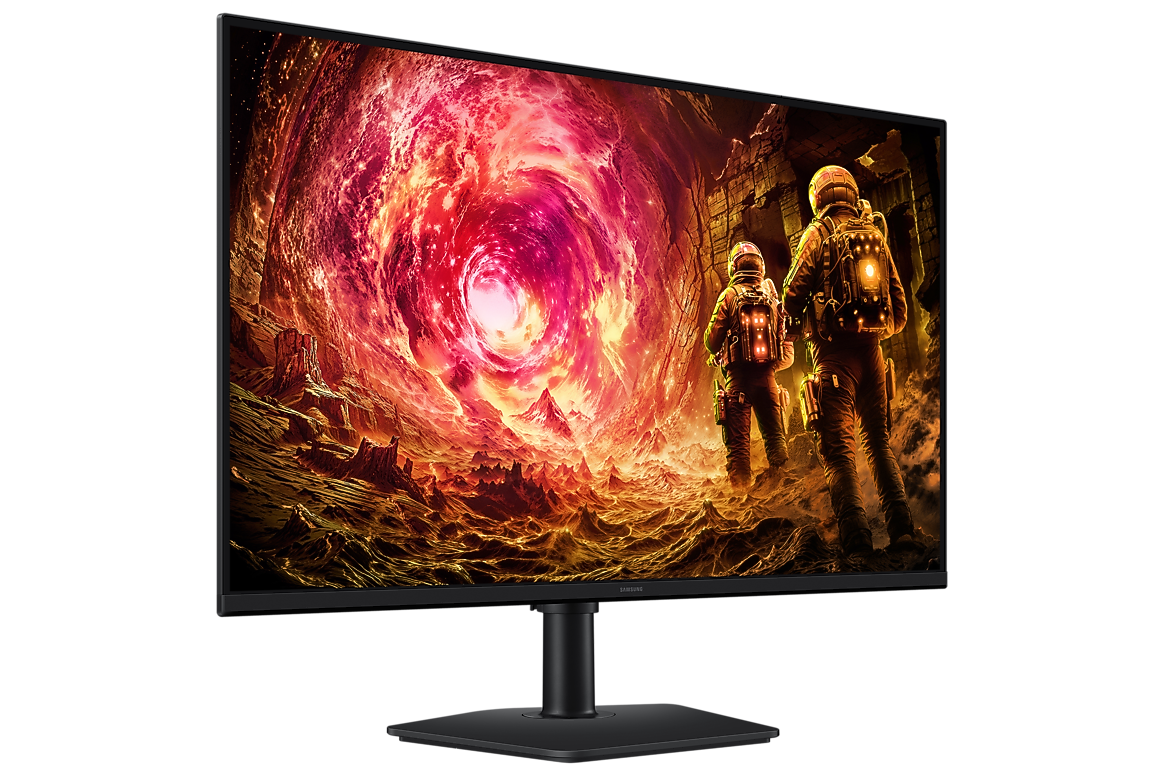 Samsung Odyssey G5 G50F snett från vänster