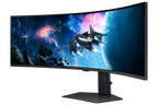 Samsung Odyssey G9 G95C snett framifrån