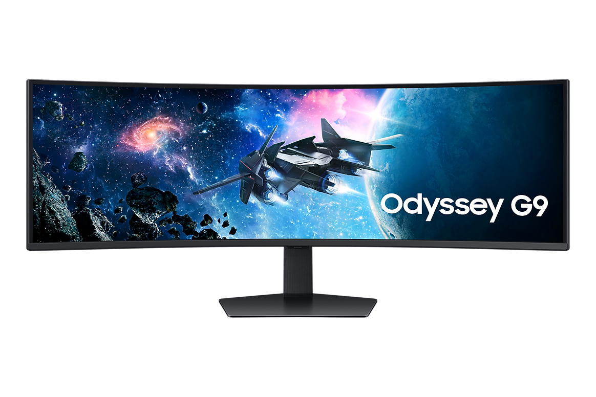 Samsung Odyssey G9 G95C 49 tum framifrån