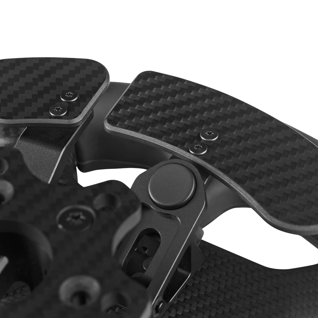 Detail of the carbon fibre and controls on the VPG Mustang GT3
