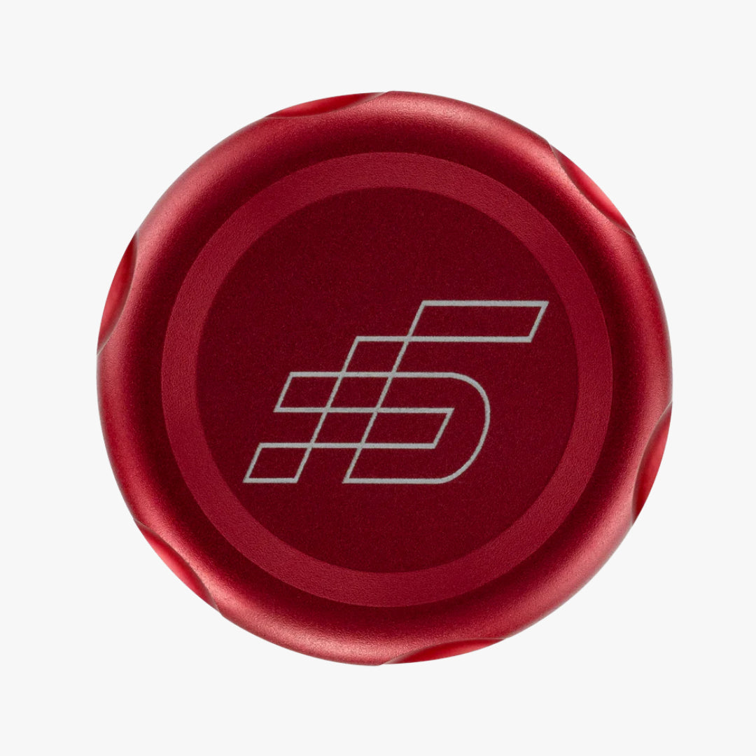 Simagic P-HPR GT haptikmodul sedd ovanifrån med Simagic-logotyp