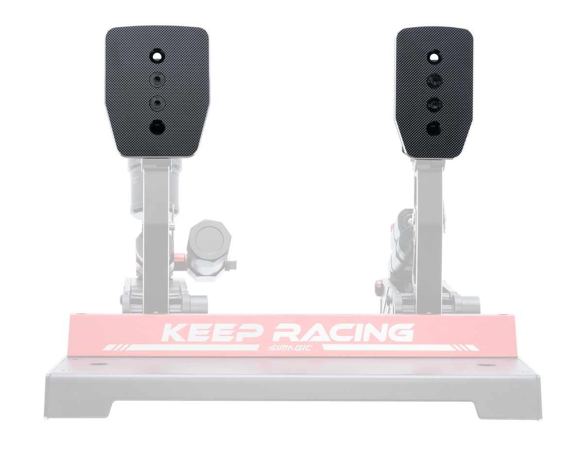 Simagic P1000 Dual Flat Pedal Plate Set (P-FFP) – produktbild