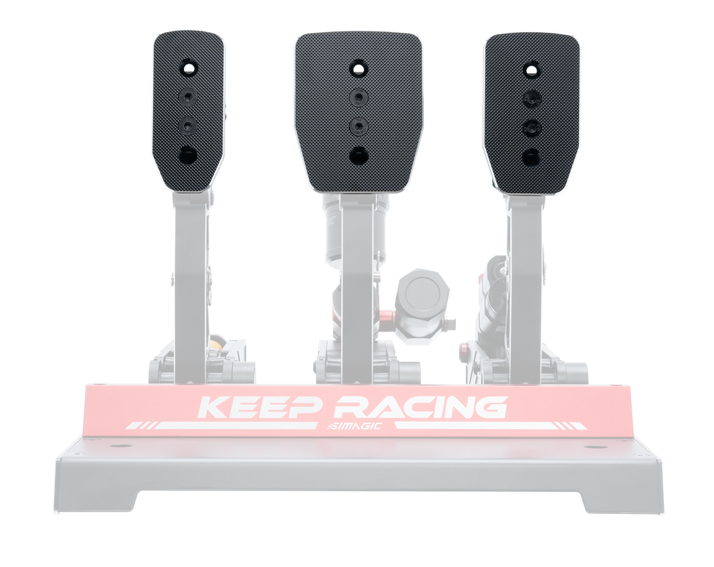 Simagic P1000 Triple Flat Pedal Plate Set (P-SFP) – produktbild