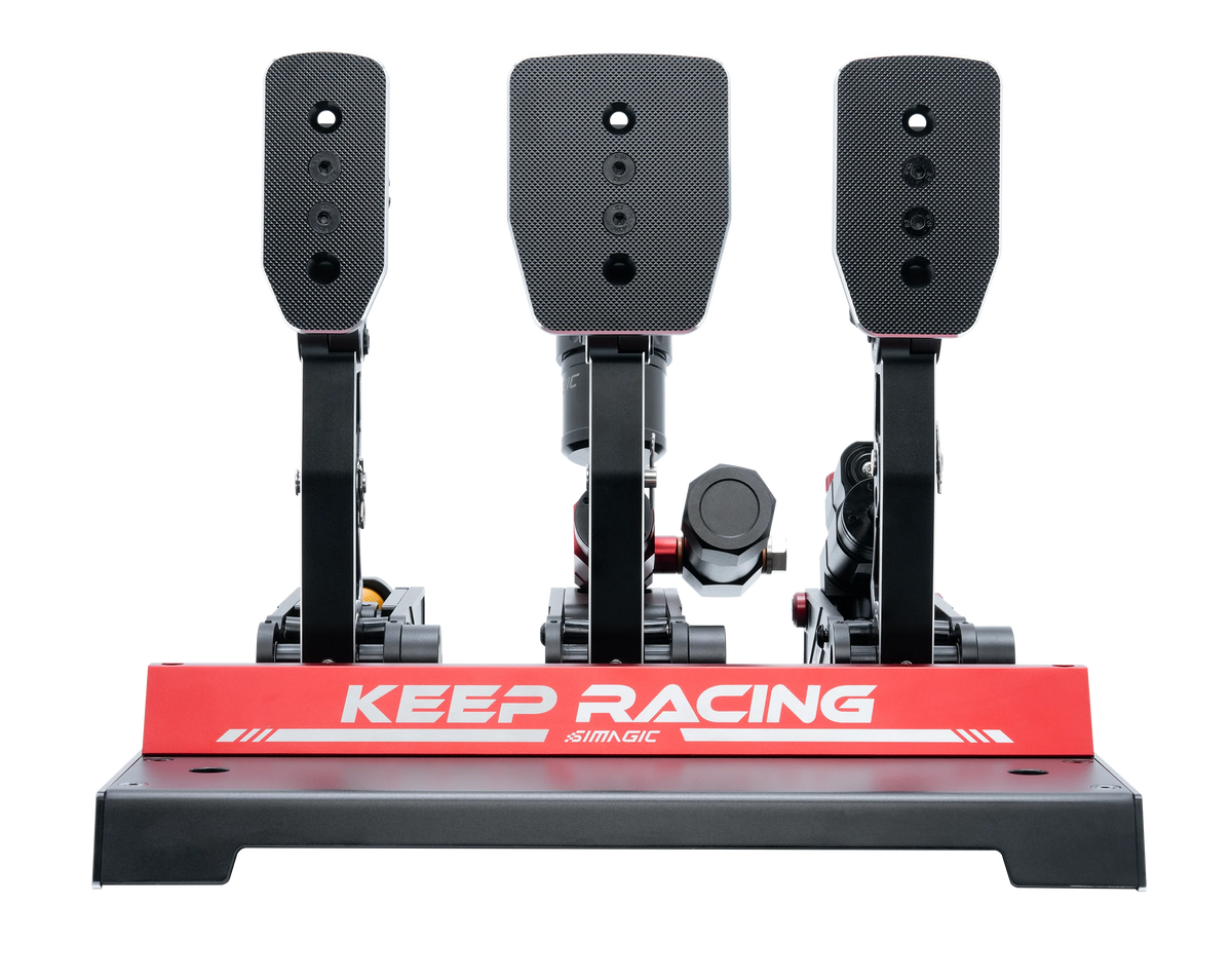 Simagic P1000 Triple Flat Pedal Plate Set (P-SFP) – produktvy 2