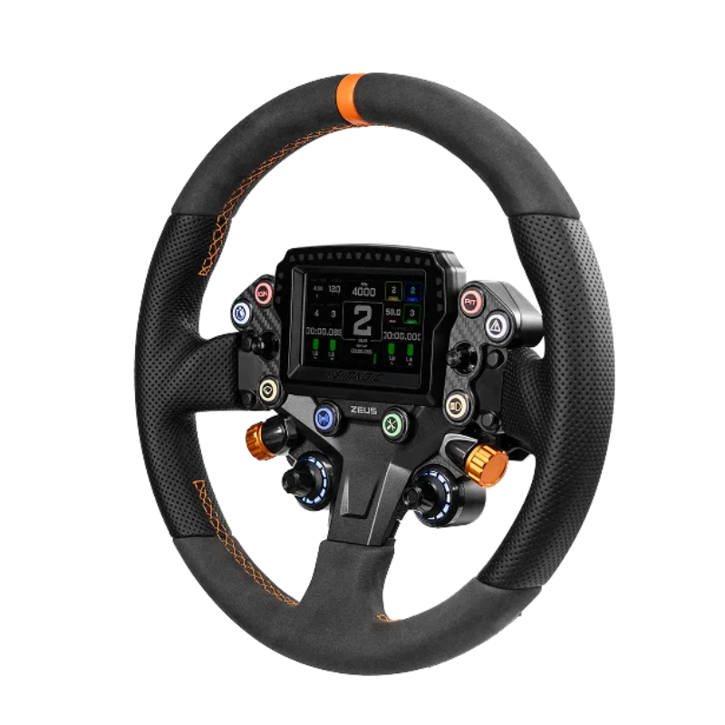 Simagic ZEUS Sport Steering Wheel – angled view
