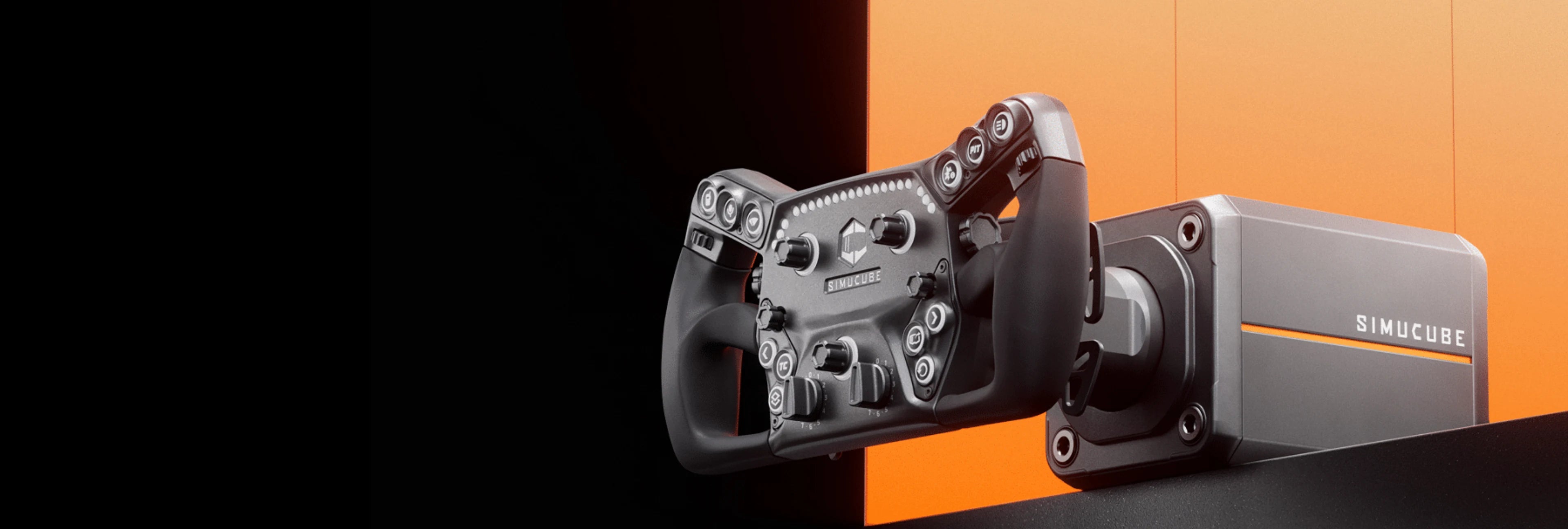 Simucube 3 Pro och Sport wheelbase med Savu Pro och Sport rattar – premium direct drive sim racing utrustning