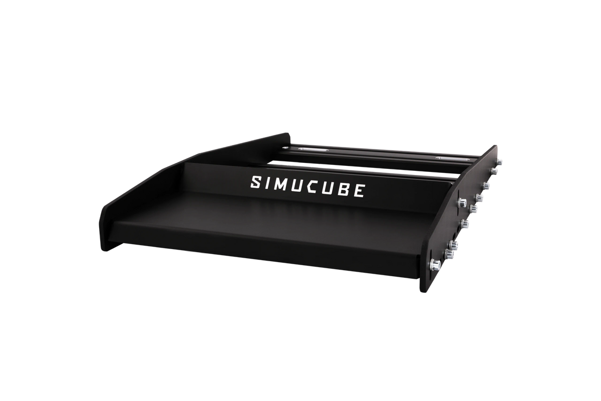Simucube Baseplate sedd framifrån från vänster