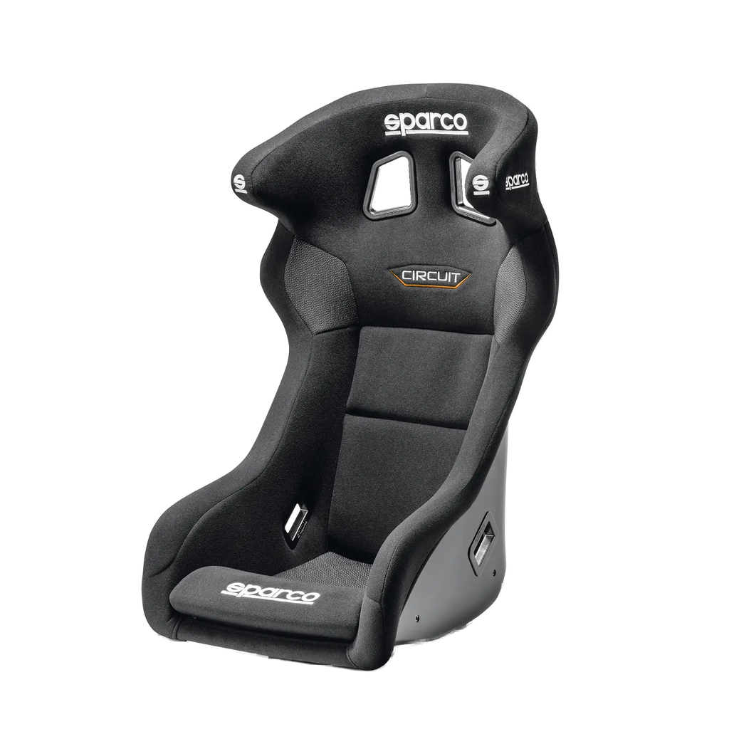 Sparco Circuit QRT Gaming simracingstol framifrån på transparent bakgrund