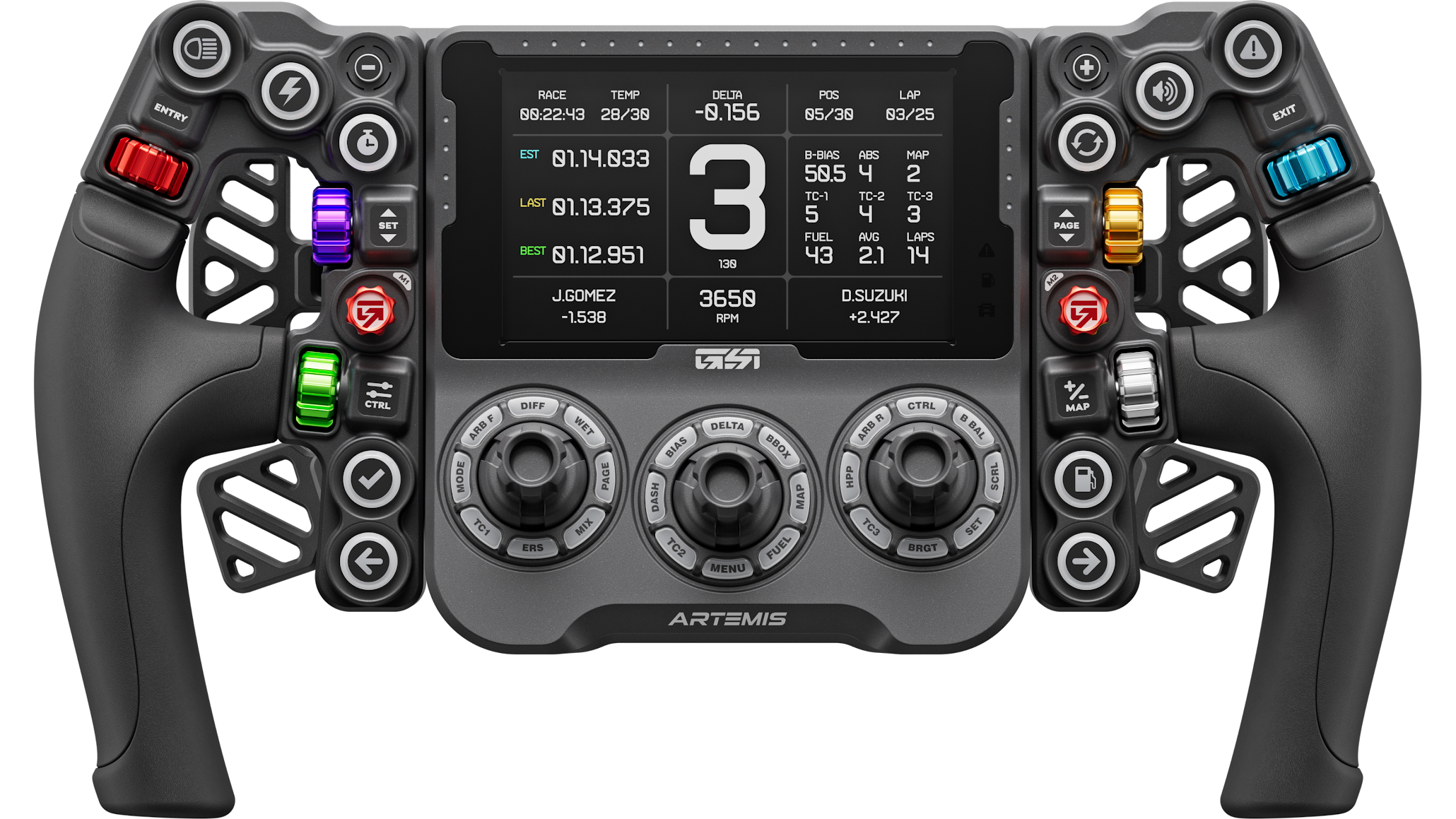 Artemis Spectrum framifrån med 4,3-tums display